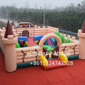 Animal zoo inflatable bounce house playground