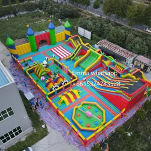 Custom commercial outdoor games center playground obstacle course