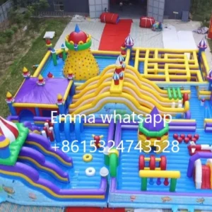 outdoor inflatable amusement park games commercial